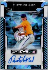 2025 Leaf Thatcher Hurd Optichrome Baseball Blue Auto /7