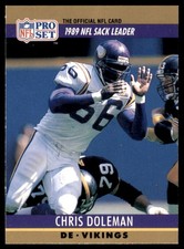 1990 Pro Set # 18 Chris Doleman LL Vikings