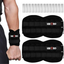 Adjustable Wrist Ankle Weights, Removable Arm  Leg Weight for Men  Women, Fitn