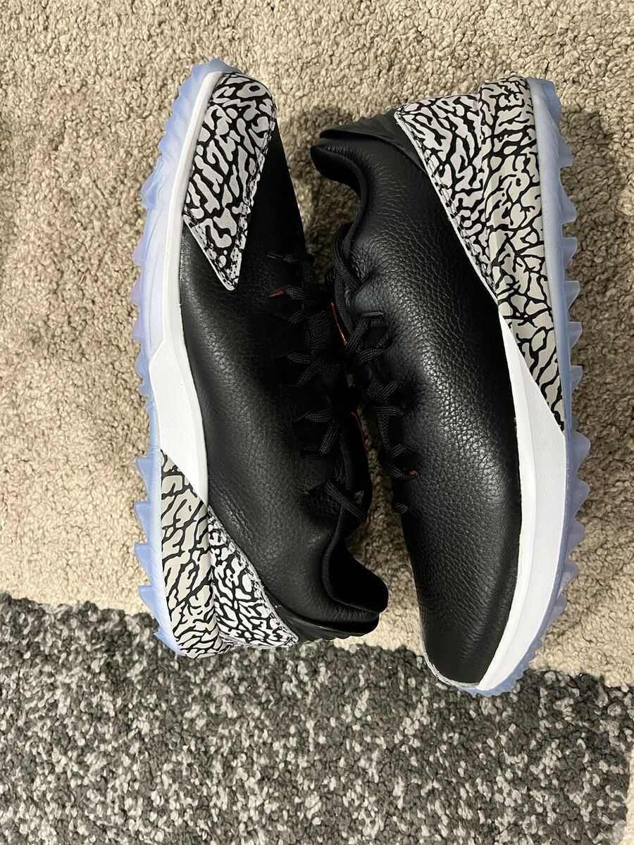 Nike Air Jordan ADG Golf Shoes, Men's 8, Black/Red/Cement Nike Air Jordan ADG Golf Shoes, Men's 8, Black/Red/Cement