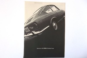 1968 Fiat 850 Fastback Coupe Print Ad 