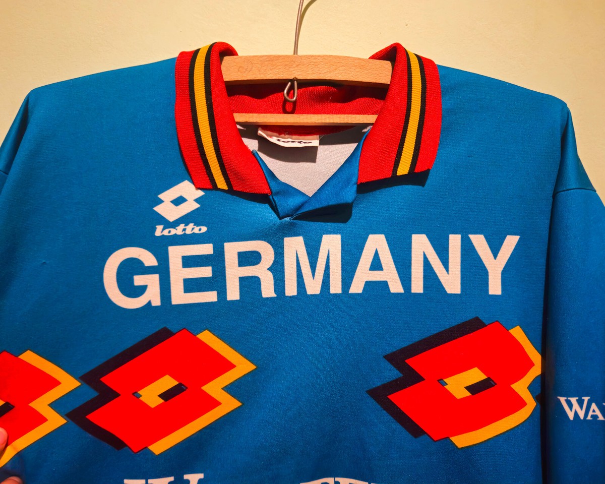 vintage Lotto Germany Warsteiner long sleeve shirt soccer football