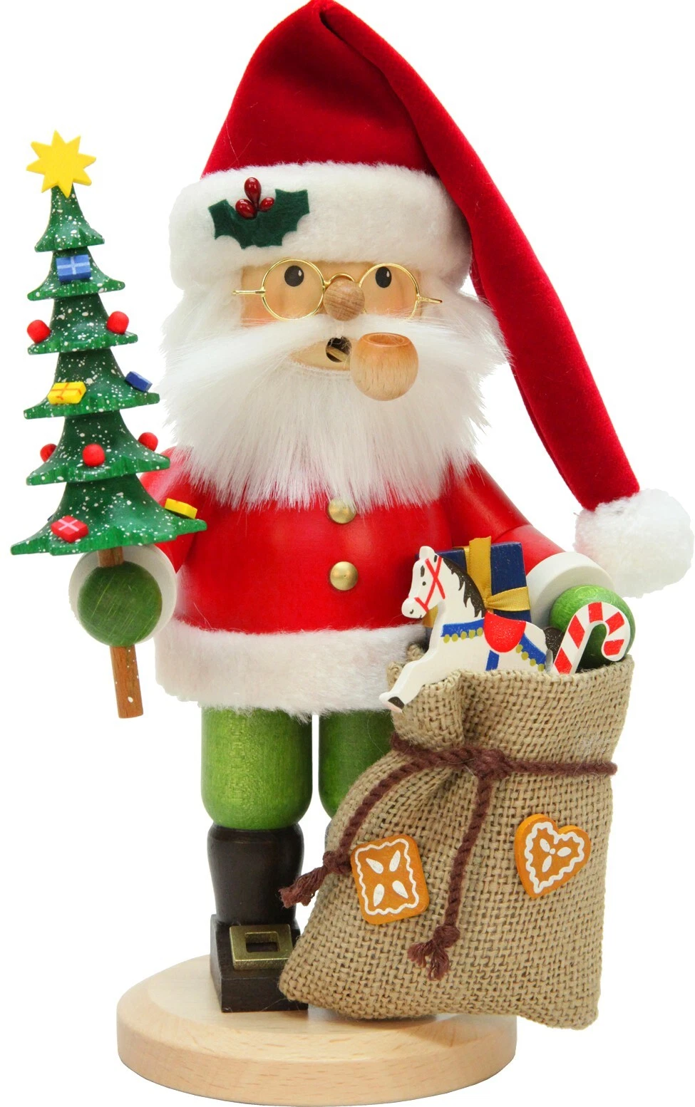 New in Box - Ulbricht Santa with Toys - German Smoker/Incense Burner 1-196
