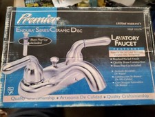 Premier Endura Series/Ceramic Disc Lavatory Faucet Brushed Nickel Finish