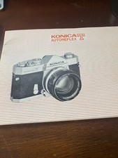 Konica Autoreflex T Instruction Manual  Konica Hexanon  Lenses Poster NEW
