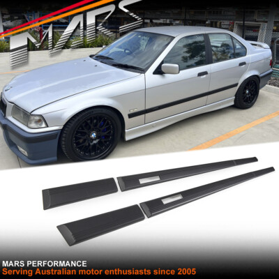 M3 style Bumper Door Stripe Moulds trim for BMW E36 Sedan