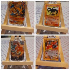 Pokemon Card Charizard inspired keyring/bagtag *MULTI OPTIONS*