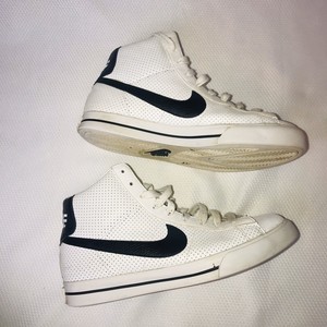 Nike Mens Shoes Sweet Classic High White Black 354701-101 Size 8.5 | eBay