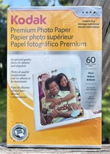 KODAK Premium Photo Paper Gloss 4x6 Instant Dry 60 Sheets New  Sealed