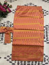 khmer / Cambodian traditional Fold skirt With Sash