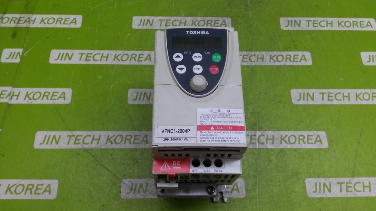 TOSHIBA VFNC1-2004P(3) VF-NC1 Inverter Tested - Cosmetic Issue
