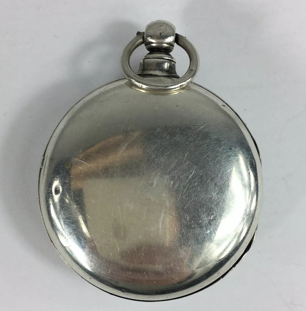 Antique 1865 Solid Silver Pair Case Pocket Watch … - image 7