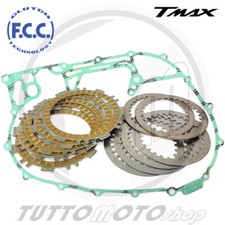 KIT DISCHI FRIZIONE COMPLETA FCC + GUARNIZIONE CARTER YAMAHA T-MAX 500 2009 2010