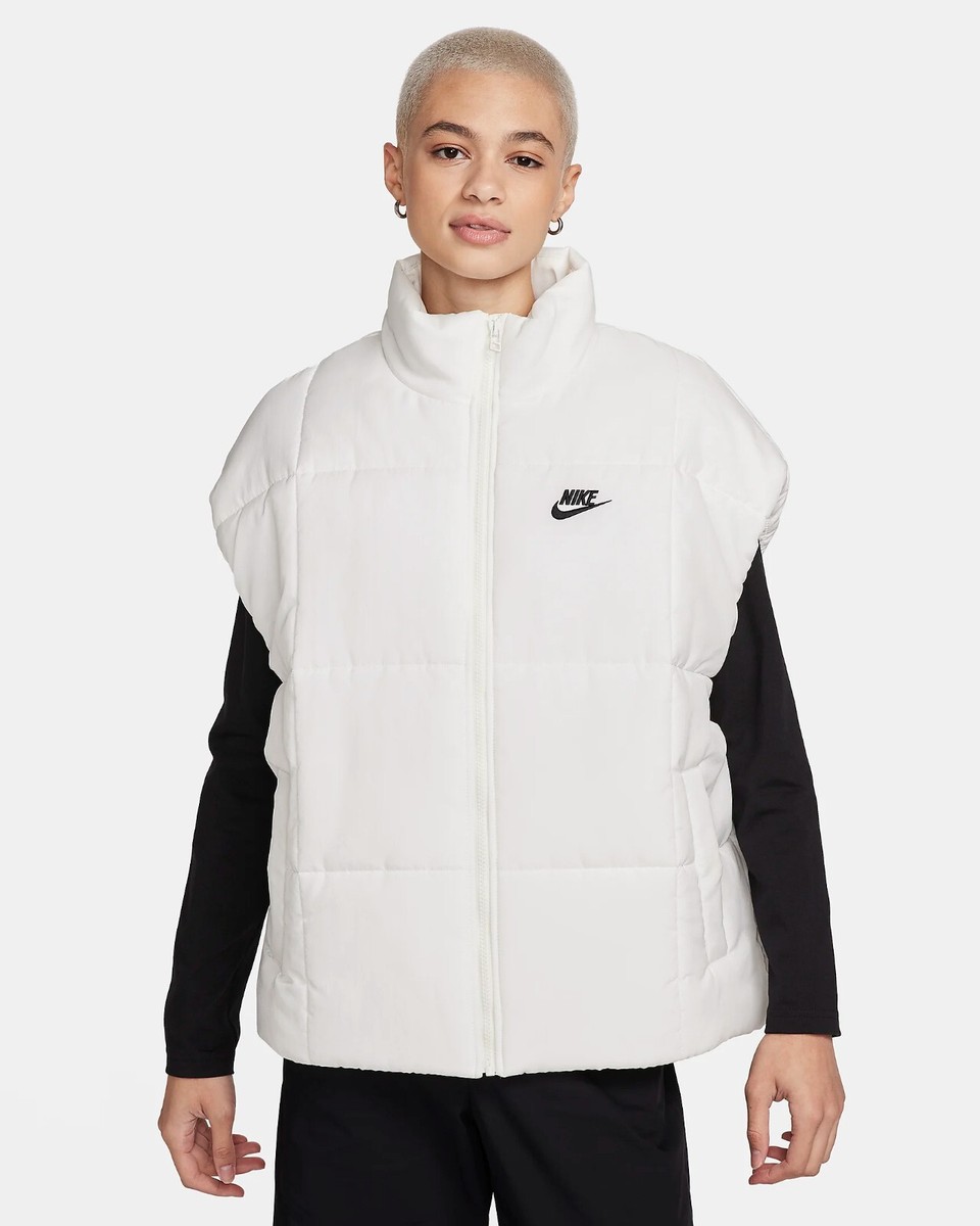 Nike Sportswear Classic Puffer Therma-FIT Loose Vest Med FB7679-100 Women's NEW | eBay UK