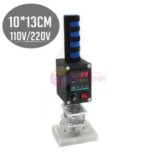 NEW Handheld Leather LOGO Printer Hot Foil Stamping Branding Embossing Machine