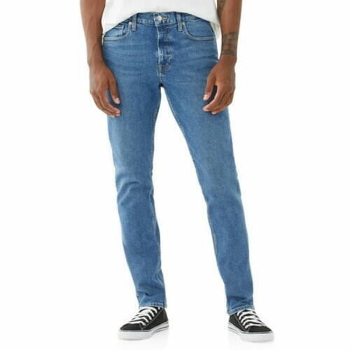 Free Assembly Men's Athletic Slim Fit Jeans Mdwash Size 36x32
