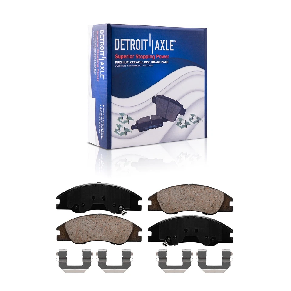 Rotores de disco delanteros pastillas de freno de cerámica para Kia Spectra Spectra5 2004-2009 2,0 L Foto 4 de 4