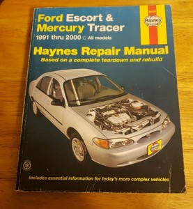 Haynes Repair Manual 1991 1999 Ford Escort And Mercury Tracer Ebay