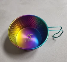 Helinox 15th Anniversary Sierra Cup Titanium Rainbow for Camping Backpacking