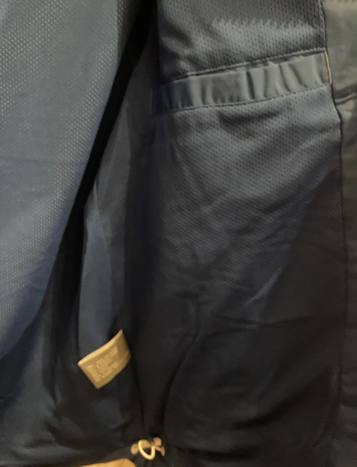 Giacca a vento Michael Kors Stowaway cappuccio traspirante blu M nuova prezzo consigliato £ 185 00