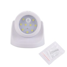 360° Battery Power Motion Sensor Security PIR LED Light Garden Indoor Outdoor