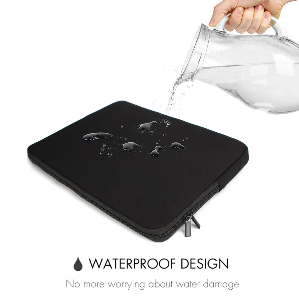 Black Soft-Touch Sleeve Case Cover for MacBook Air / Pro 13" 14" 15" 16" AU - image 3 of 4