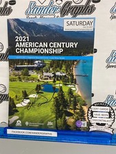 CANELO ALVAREZ BOXING SIGNED AUTOGRAPHED CELEBRITY GOLF PROGRAM-BECKETT BAS COA