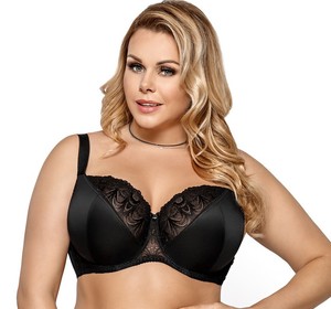 black lace bra plus size