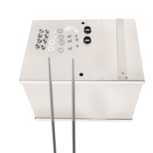 Aluminum Complete Battery Box Relocation Kit Universal Polished Billet