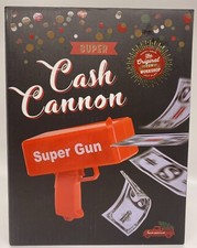 Super Cash Canon Money Gun includes fake bills