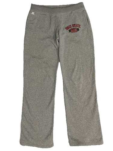 Ohio State Jogginghose Damen Gr. M Osu Buckeyes Russell Athletics grau Kordelzug