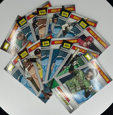 2024 Topps Pro Debut - Heroes of the Diamond Insert - Complete 10 Card Set