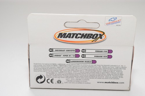 B14 1:64 3 pulgadas 3 pulgadas Matchbox 2000 Chevrolet Corvette amarillo sin ... - Imagen 5 de 8