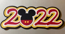 Disney 2022 Layered Die Cut Scrapbooking Embellishment