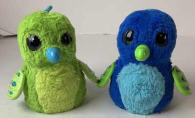 Lot Hatchimals Draggles Green Blue Dragon “ Interactive Pet Toy