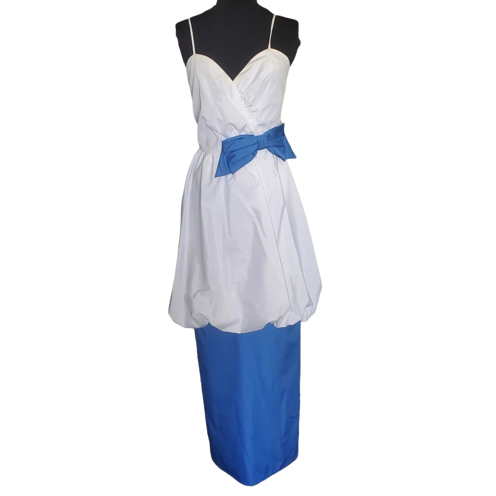 Burbuja de tafetán Vestidos VINTAGE 1980s para Mujer