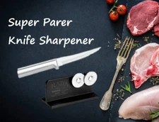 Rada 2 Pc Set Super Parer and Knife Sharpener (Silver Handle)