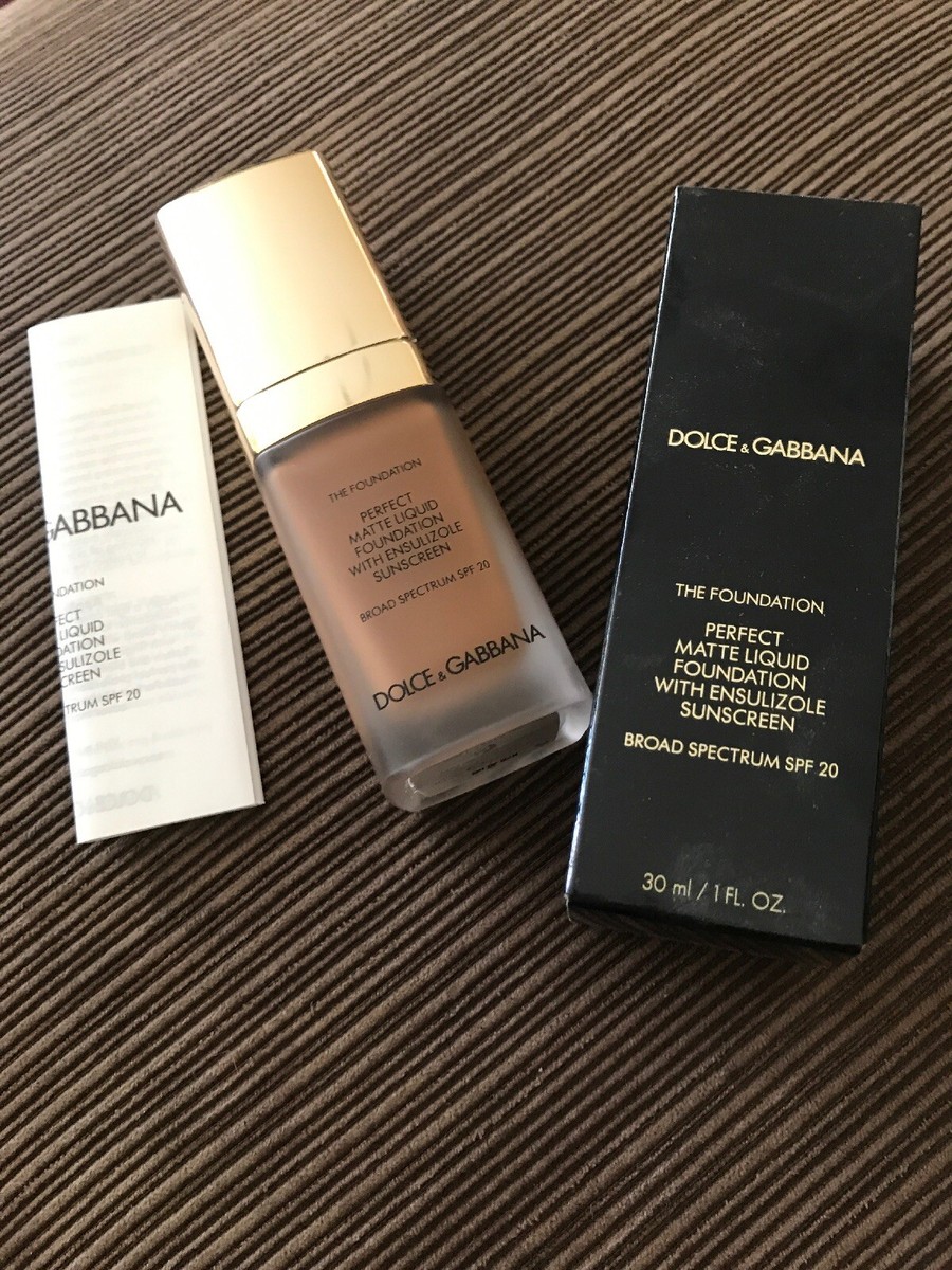 dolce e gabbana perfect matte liquid foundation Dolce & Gabbana Perfect Matte Liquid Foundation SPF 20 180 Soft Sable