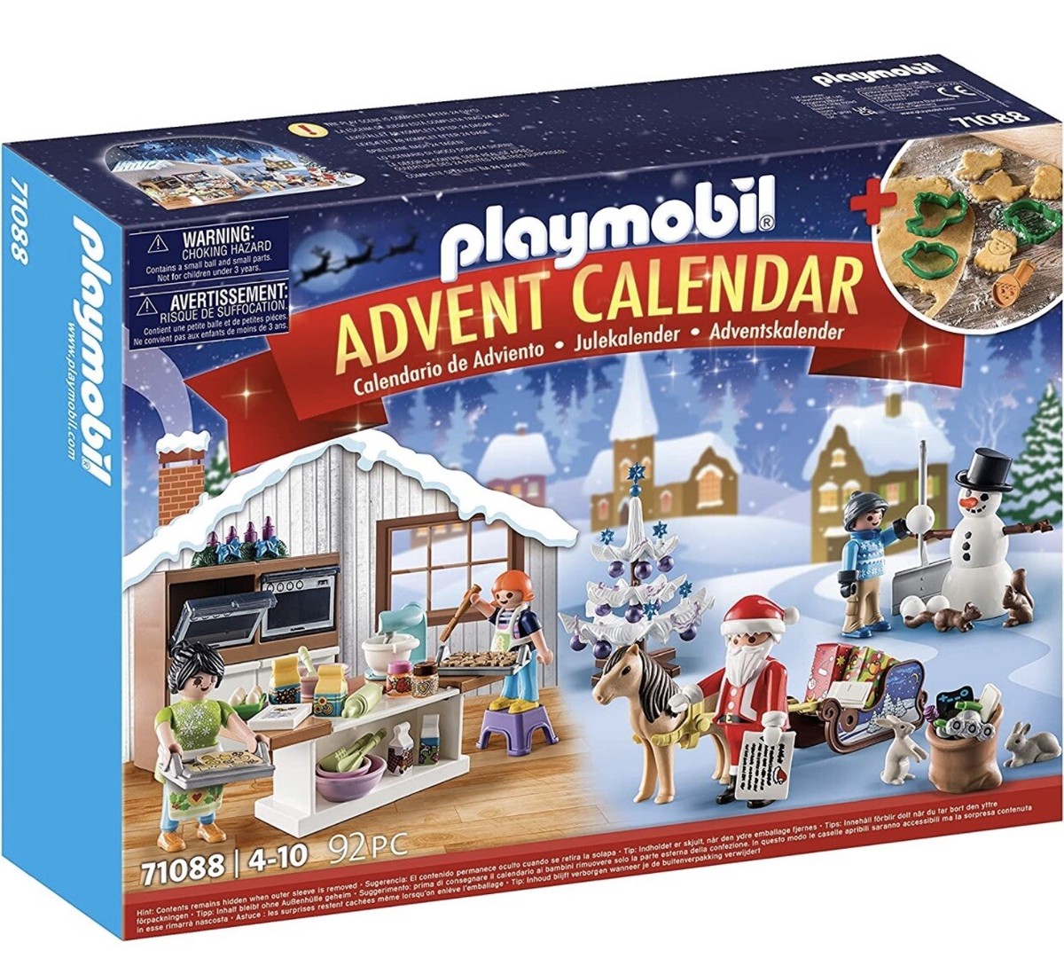 Playmobil Advent Calendar Christmas Baking New