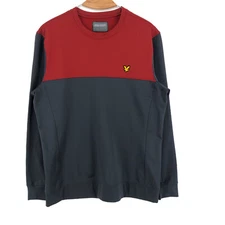 LYLE & SCOTT Men's Crew Neck Stretch Sweater Size L