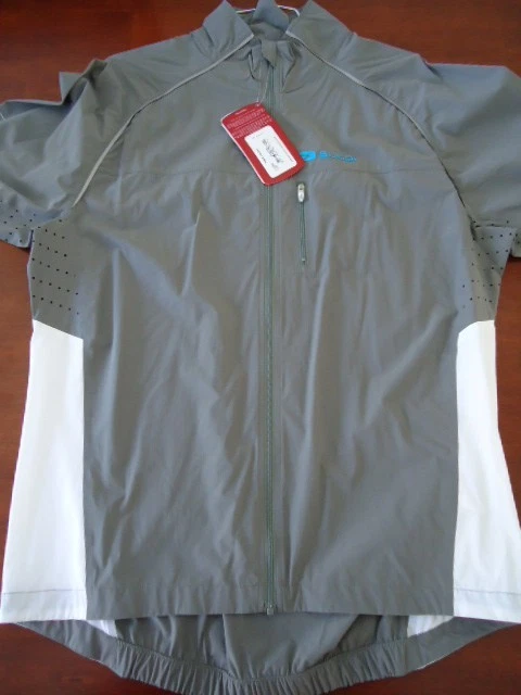 SUGOI RSR Jacket Mens Large Concrete Gray Run Ride Outdoor Reflective Repels - Image 4 of 4