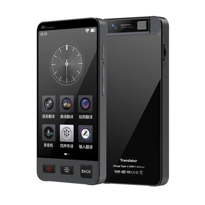 AI Voice Translator 142 Sprachen Intelligente Echtzeit/Offline-Übersetzung 4.02''