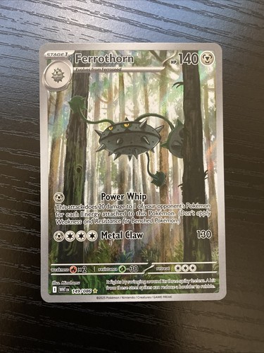 Ferrothorn 149/086 White Flare Holo Illustration Rare Pokemon English NM