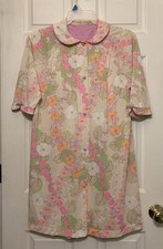Vintage 1960s Lorraine Nightgown Nightie Peignoir Robe Set Women S Pastel Groovy