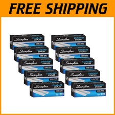 Chisel Point Staples for Desktop Staplers, 10 Pack