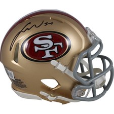 Fred Warner Autographed San Francisco 49ers Speed Mini Helmet Beckett 49556