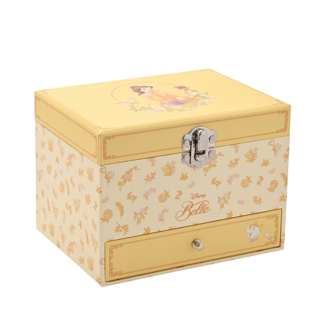 Pastel Princess Musical Jewellery Box - Belle Jewellery Boxes - Image 4