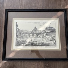 Giovanni Battista Piranesi Veduta Del Ponte e Castello Sant'Angelo