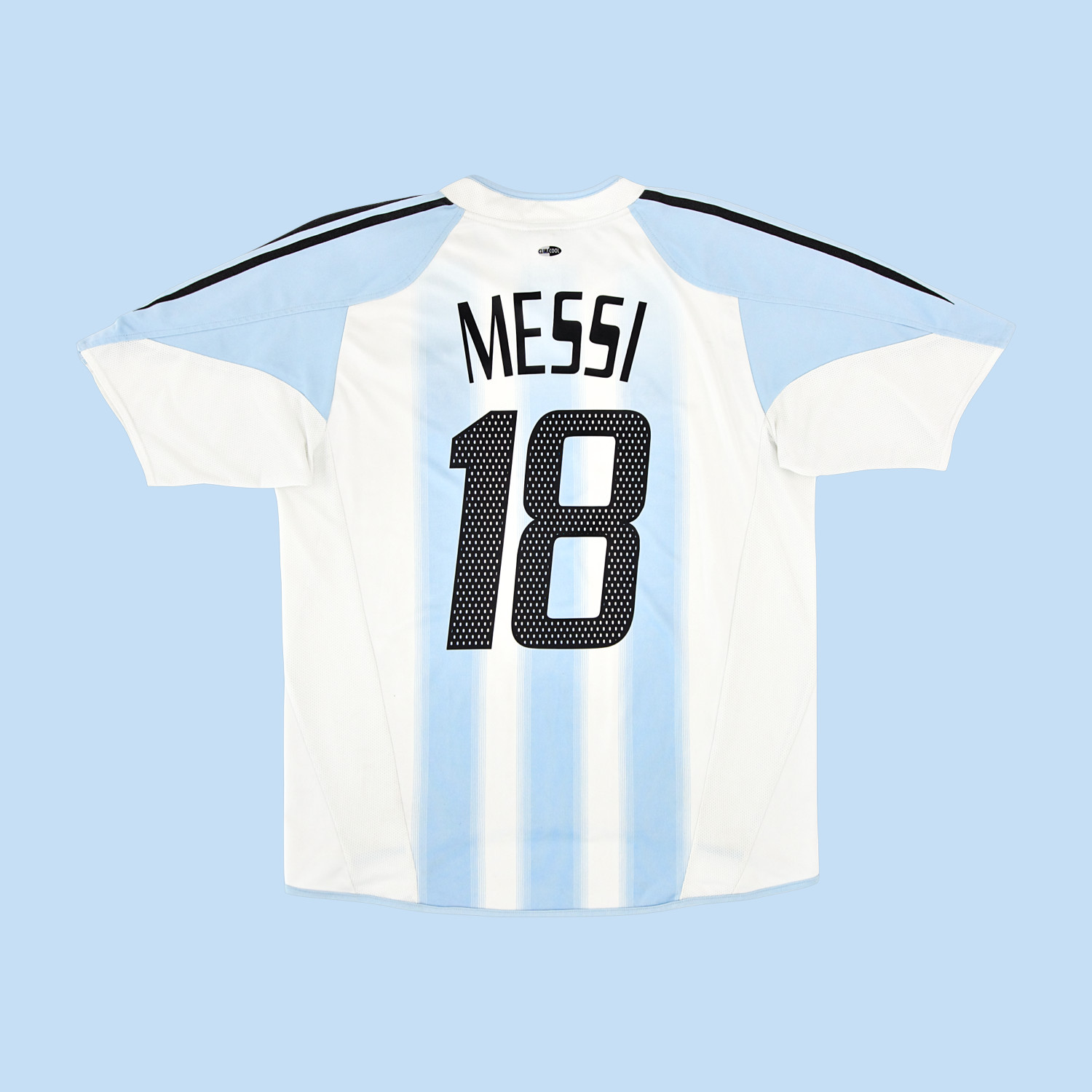 Adidas Argentina 04/06 2004 2005 2006 Home Lionel Messi 18 L Men Adult Jersey