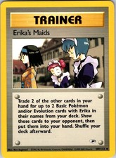 Erika's Maids 109/132 Gym Heroes Pokemon LP Unlimited
